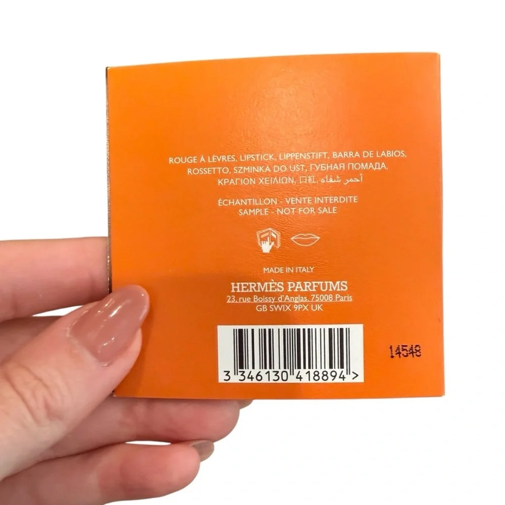 Hermes Lipstick Rouge Sample Set - Rose Bois, Rouge H, Rouge Casaque, Rose Épicé
